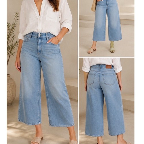 Banana republic wide leg - leg, crop