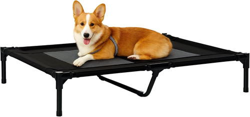 Large raised dog bed - large, outdoor