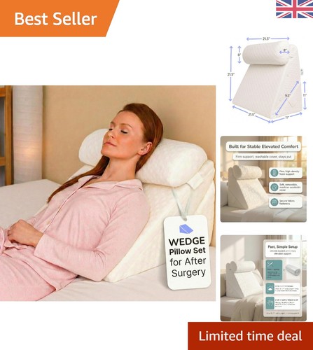 Elevated sleeping wedge pillow - elevated,