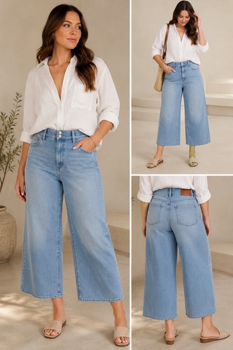 Banana republic wide leg crop - banana,