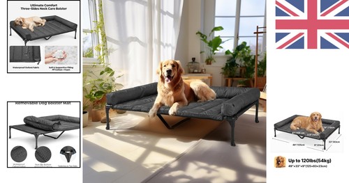 Sturdy large dog bed 125x83cm - large,